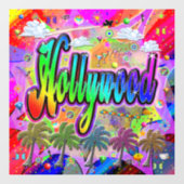 Hollywood Vista Express-Fensterheber Fensteraufkleber (Blatt)