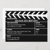 Hollywood Walk of Fame Invitation Einladung (Vorne/Hinten)