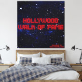 hollywood, walk of fame leinwanddruck (Insitu (Schlafzimmer))