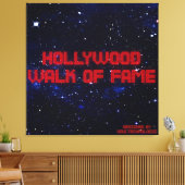 hollywood, walk of fame leinwanddruck (Insitu (Wohnzimmer))