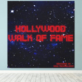 hollywood, walk of fame leinwanddruck (Insitu (Holzboden))
