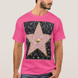 Hollywood Walk of Fame Quadratischer Untersetzer  T-Shirt