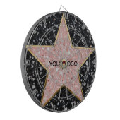 Hollywood Walk of Fame Square Untersetzer Dartscheibe (Vorderseite Links)