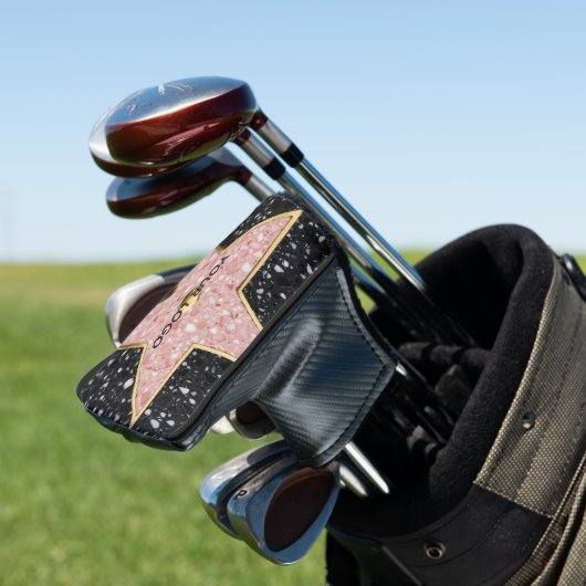 Hollywood Walk of Fame Square Untersetzer Golf Headcover (In Situ)