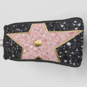 Hollywood Walk of Fame Square Untersetzer Golf Headcover (Vorderseite)