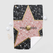 Hollywood Walk of Fame Square Untersetzer Golfhandtuch (Insitu)