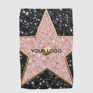 Hollywood Walk of Fame Square Untersetzer Golfhandtuch