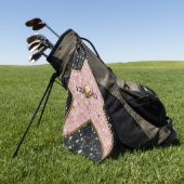 Hollywood Walk of Fame Square Untersetzer Golfhandtuch (Gras)