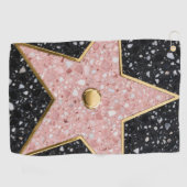 Hollywood Walk of Fame Square Untersetzer Golfhandtuch (Horizontal)