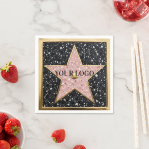 Hollywood Walk of Fame Square Untersetzer Serviette