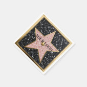 Hollywood Walk of Fame Square Untersetzer Serviette (Ecke)
