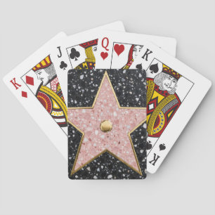 Hollywood Walk of Fame Square Untersetzer Spielkarten
