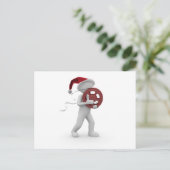 hollywood-Weihnachten Feiertagspostkarte (Stehend Vorderseite)