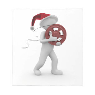 hollywood-Weihnachten Notizblock