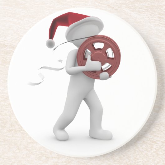 hollywood-Weihnachten Untersetzer (Vorne)