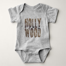 Hollywoodkaffee und -sterne baby strampler