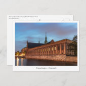 Holmens Church Kopenhagen Dänemark Postkarte (Vorne/Hinten)