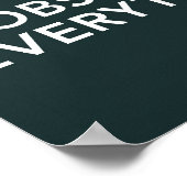 Holmes Behalte Ruhe und beobachtet alles Poster (Ecke)