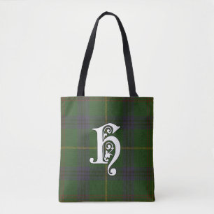 Holmes Clan Tartan Monogram Tasche