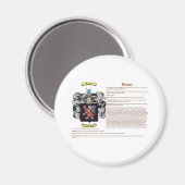 Holmes (englisch(Sinn)) Magnet (Vorderseite/Rückseite)