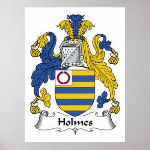 Holmes Familienwappen Poster