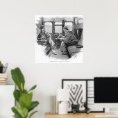 Holmes gab mir eine Übersicht über die Ereignisse Poster (Heimbüro)