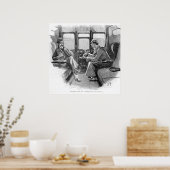 Holmes gab mir eine Übersicht über die Ereignisse Poster (Küche)