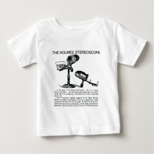 Holmes Stereoscope-Anzeige - Vintag Baby T-shirt