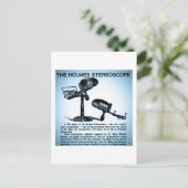 Holmes-Stereoskopwerbung (Cyanotype) Postkarte (Stehend Vorderseite)