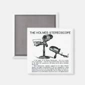 Holmes-Stereoskopwerbung - Vintag Magnet (Vorderseite/Rückseite)