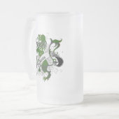 Holmes Tartan Lion Mattglas Bierglas (Vorderseite Links)