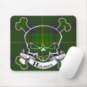 Holmes Tartan Skull Mousepad (Mit Mouse)