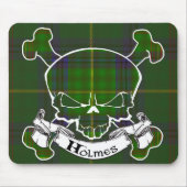 Holmes Tartan Skull Mousepad (Vorne)