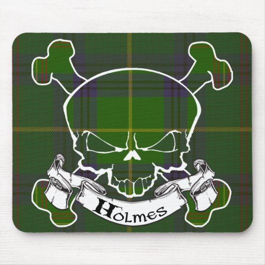 Holmes Tartan Skull Mousepad (Vorne)