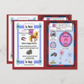 Holmia - Holmium Horn Unicorn Game Card Postkarte (Vorne/Hinten)