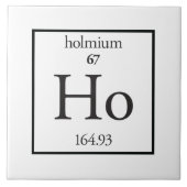 Holmium Fliese (Vorderseite)