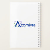 Holmium (Ho) – Atom | ATOMIVRA™ Kollektion Notizblock (Rückseite)