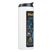 Holmium (Ho) – Atom | ATOMIVRA™ Kollektion Thermosbecher (Nach links gedreht)