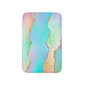 Holo Agate | Imitate Iridescent Pastel Ombre Marmo Badematte (Vorderseite Vertikal)