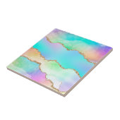 Holo Agate | Imitate Iridescent Pastel Ombre Marmo Fliese (Seite)