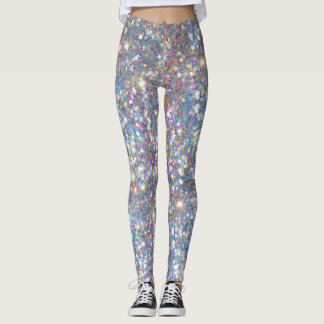 Holo bezaubernde Glitzer-Druck LEGGINGS vom Glitz!