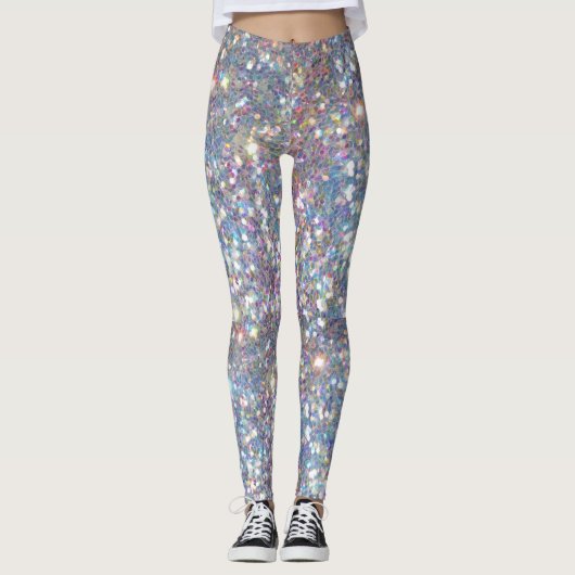 Holo bezaubernde Glitzer-Druck LEGGINGS vom Glitz! (Vorderseite)