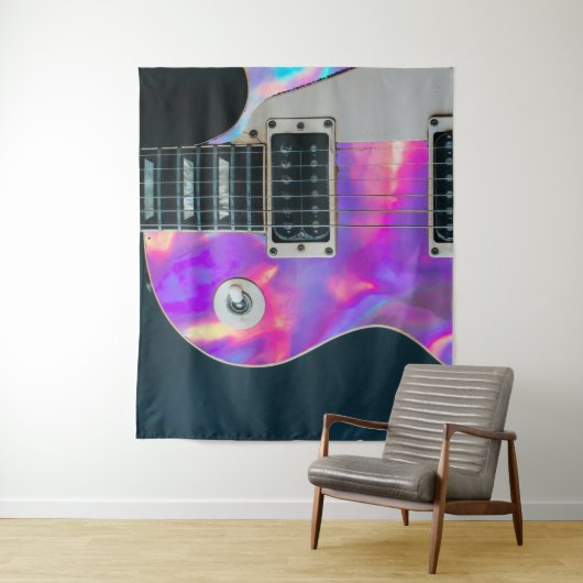 Holo-Gitarre Wandteppich (Beispiel)