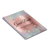 Holo Glitzer Blush Rose Gold 21. Notizblock (Rechte Seite)