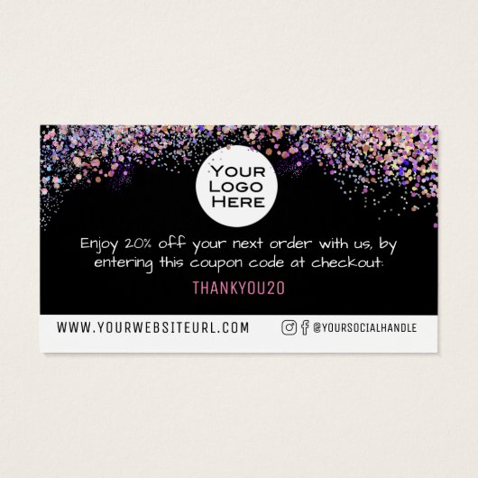 Holo-Glitzer dank Hinzufügen von Logodiskussionska (Rückseite)