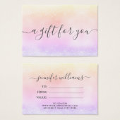 Holo Glitzer Elegantes Geschenk (Vorne & Hinten)