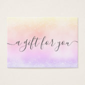 Holo Glitzer Elegantes Geschenk (Vorderseite)