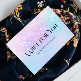 Holo Glitzer Pastel Elegantes Zeugnis