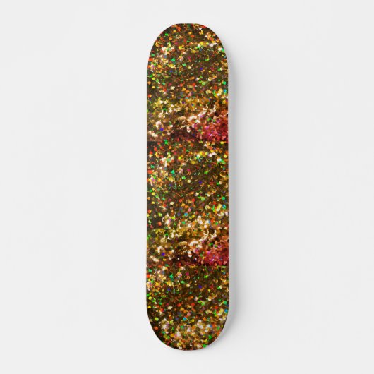 Holo Golf Glitzer Glitz Board Skateboarding Skateboard (Vorne)