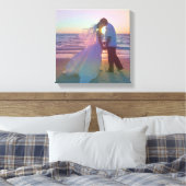 Holo Rainbow Overlay Wedding Foto Leinwanddruck (Insitu (Schlafzimmer))